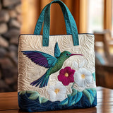 Torba od Platna sa Vezenjem - Kolibri i Bela Cvećka