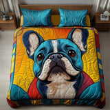 Bold Blue Buddy 3-Piece Bedding Set