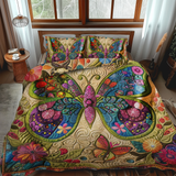 Mandala leptiri posteljina set od 3 dela