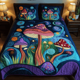 Set posteljine Midnight Mushrooms od 3 dela
