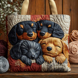 Patchwork Cozy Dachshunds Torba