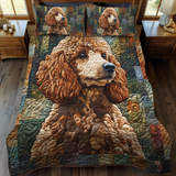 Set posteljine Poodle Parade od 3 dela
