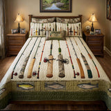 Vintage Tackle 3-Piece Bedding Set